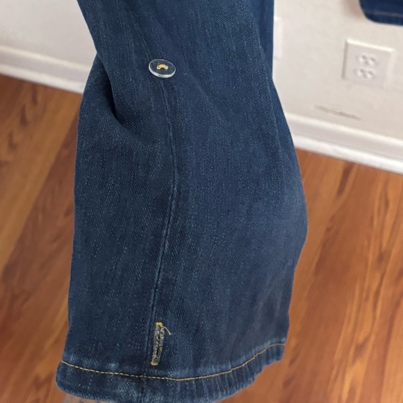 Halara high waisted adjustable hem wide leg jeans - Picture 3 of 10